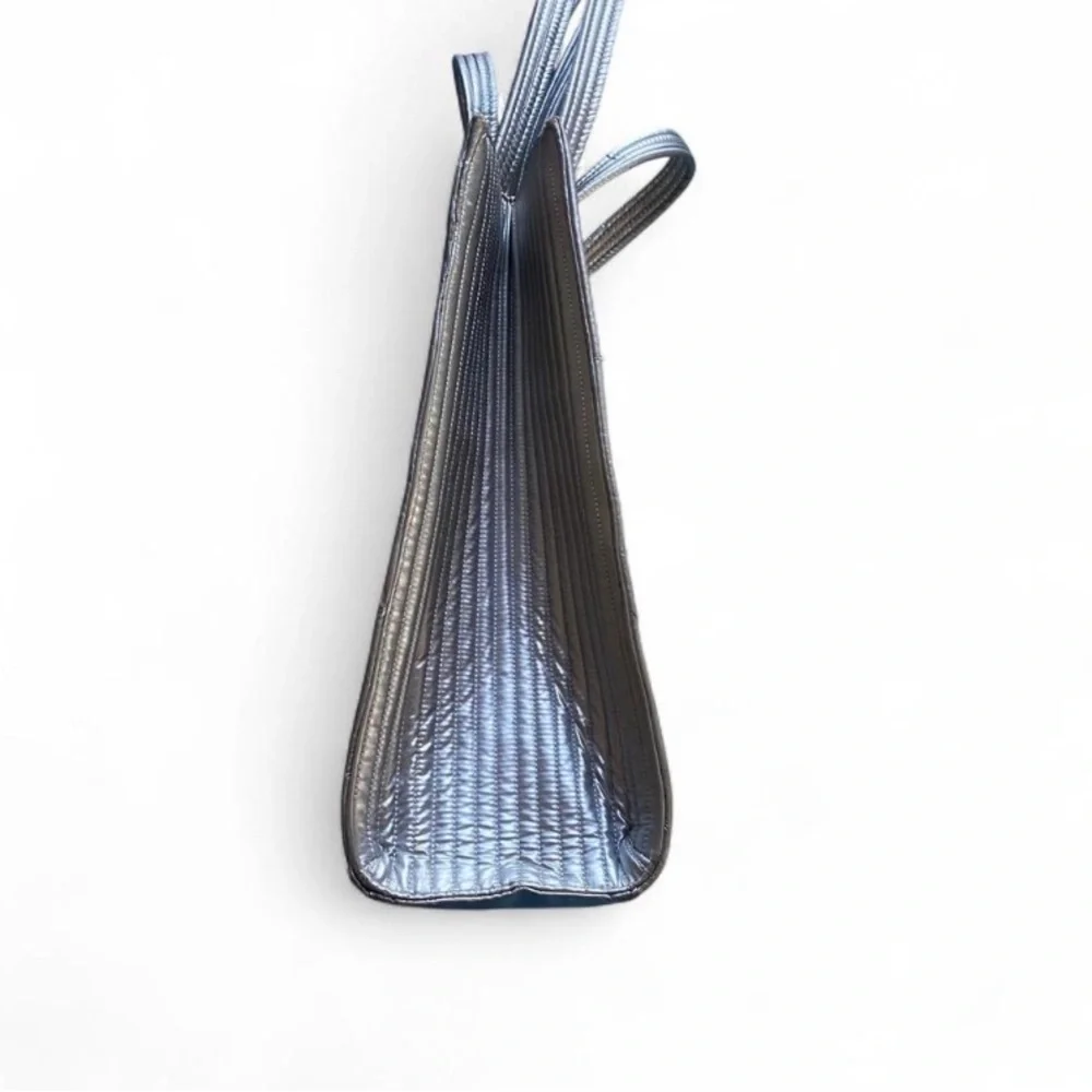 Telfar x Moose Knuckle Silver Medium Shopper Tote Bag - Picture 5 of 8